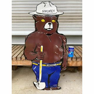 ビンテージ 大型 看板 スモーキーベア Smokey The Bear H91㎝