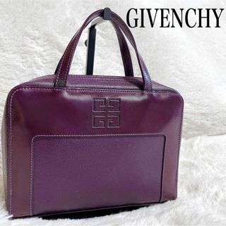 ジバンシィ(GIVENCHY)の未使用 GIVENCHY ジバンシー ロゴ レザー ハンドバッグ (ハンドバッグ)