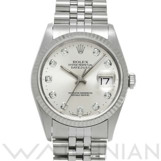 ロレックス(ROLEX)の中古 ロレックス ROLEX 16234G W番(1995年頃製造) シルバー /ダイヤモンド メンズ 腕時計(腕時計(アナログ))