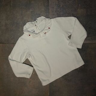familiar◇ファミリア・長袖シャツ◇100サイズ　ホワイト(Ｔシャツ)