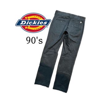 ディッキーズ(Dickies)の【90's】Dickies ワークパンツ グレー 綿パン 874 ダブルニーなど(ワークパンツ/カーゴパンツ)