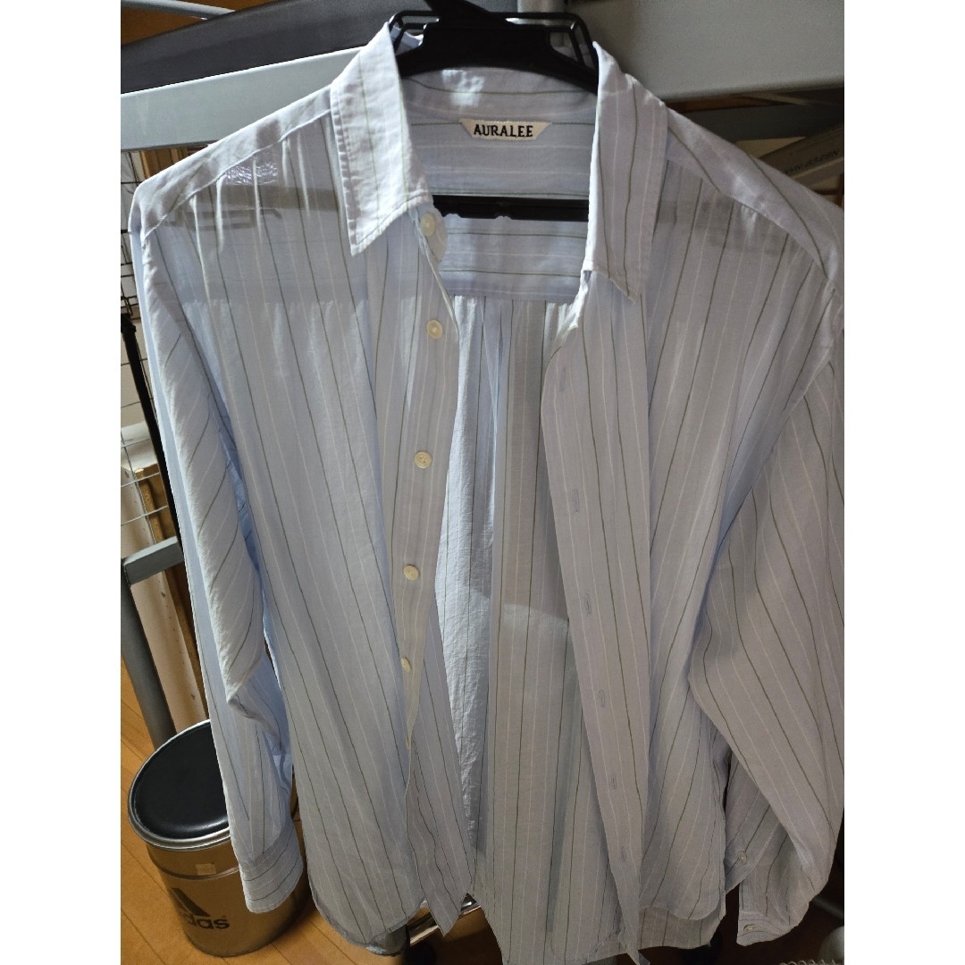AURALEE - 新品同様24ss Auralee ストライプシャツの通販 by AURALEE - 新品同様24ss Auralee ストライプシャツの通販 by