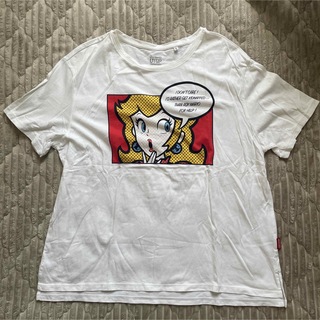 ユニクロ(UNIQLO)のUNIQLO ユニクロ 任天堂コラボ ピーチ姫 Tシャツ XL(Tシャツ/カットソー(七分/長袖))