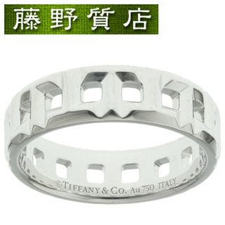 ティファニー(Tiffany & Co.)の(新品仕上げ済）ティファニー TIFFANY Tトゥルー ワイド リング  62509244 指輪 K18 WG ホワイトゴールド 約11.5号  8667(リング(指輪))