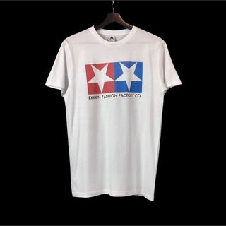 新品 TAMIYA 逆五芒星 デビルスター 鬼龍院翔 赤青 星 ビッグ Tシャツ(Tシャツ/カットソー(半袖/袖なし))