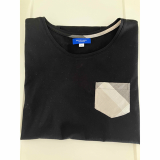 バーバリーブラックレーベル(BURBERRY BLACK LABEL)のブラックレーベル　黒　半袖(Tシャツ/カットソー(半袖/袖なし))