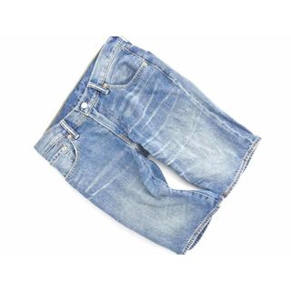 リーバイス(Levi's)のLEVI'S リーバイス USED加工 ハーフ デニムパンツ size28/青 ■◆ メンズ(デニム/ジーンズ)