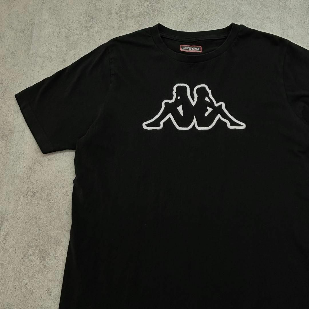 Kappa - kappa ブランドロゴ 刺繍 トップス 半袖Tシャツ 古着 ブラック 黒 Lの通販 by Octo|カッパならラクマ Kappa - kappa ブランドロゴ 刺繍 トップス 半袖Tシャツ 古着 ブラック 黒 Lの通販 by Octo|カッパならラクマ