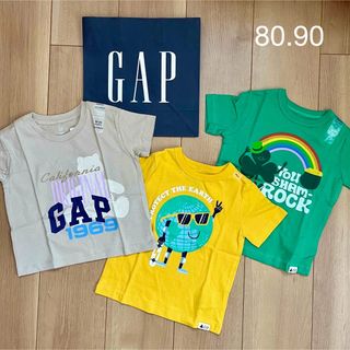 babyGAP - 5 新品　baby gap 半袖　Tシャツ　80 90 夏　男の子　保育園 くま