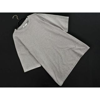 ユニクロ(UNIQLO)のUniqlo U ユニクロ ユー ルメール ボーダー カットソー sizeL/グレー ■◆ メンズ(Tシャツ/カットソー(七分/長袖))