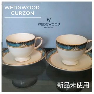 ウェッジウッド(WEDGWOOD)のウェッジウッド カップ＆ソーサー カーゾン WEDGWOOD CURZON(グラス/カップ)