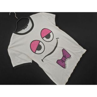 ミルクボーイ(MILKBOY)のMILKBOY ミルクボーイ プリント 半袖 Tシャツ sizeS/白ｘ黒 ■◆ メンズ(Tシャツ/カットソー(半袖/袖なし))