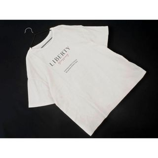 GRL グレイル ロゴ プリント 半袖 Tシャツ sizeF/白 ■◆ レディース(Tシャツ(半袖/袖なし))