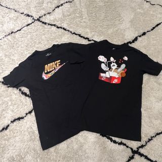 ナイキ(NIKE)のNIKE ナイキ　オシャレ　デザインTシャツ　2枚セット　140 美品(Tシャツ/カットソー)