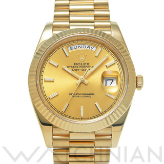 ロレックス(ROLEX)の中古 ロレックス ROLEX 228238 ランダムシリアル シャンパン メンズ 腕時計(腕時計(アナログ))