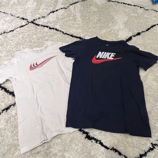 ナイキ(NIKE)のNIKE ナイキ　オシャレ　デザインTシャツ　2枚 130〜140 used(Tシャツ/カットソー)