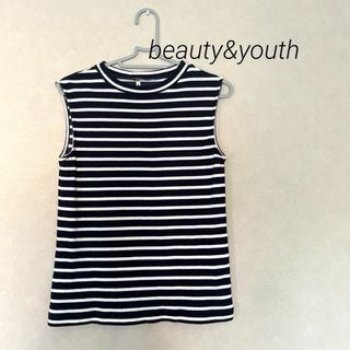 BEAUTY&YOUTH UNITED ARROWS - 美品　beauty&youth ボーダーカットソー