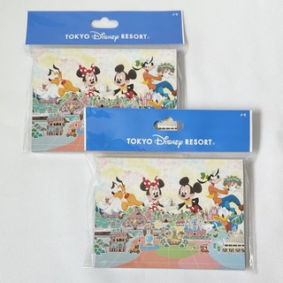 ディズニー(Disney)の<新品>東京ディズニーリゾート 10絵柄 メモ 2個セット(キャラクターグッズ)
