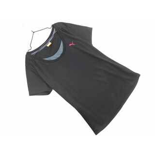 プーマ(PUMA)のPUMA プーマ フェイクレイヤード トレーニングウェア Tシャツ sizeM/黒ｘグレー ■◆ レディース(Tシャツ(半袖/袖なし))