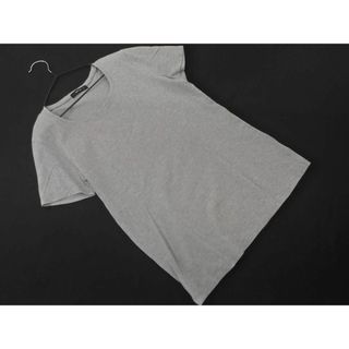 コムサイズム(COMME CA ISM)のCOMME CA ISM コムサイズム 無地 Tシャツ sizeM/グレー ■◆ レディース(Tシャツ(半袖/袖なし))