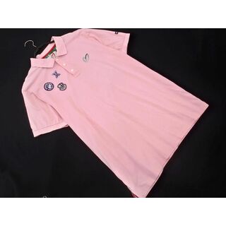 マスターバニーエディション ワッペン ポロシャツ size6/ピンク ■◆ メンズ(ポロシャツ)