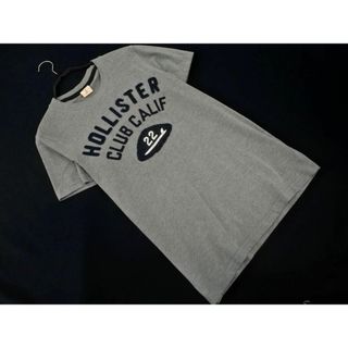 ホリスター(Hollister)のHollister ホリスター 刺繍 Tシャツ sizeS/グレー ■◆ メンズ(Tシャツ/カットソー(半袖/袖なし))