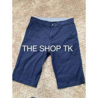 ザショップティーケー(THE SHOP TK)のショートパンツ　短パン　半ズボン　THE SHOP TK  紺色 M(ショートパンツ)