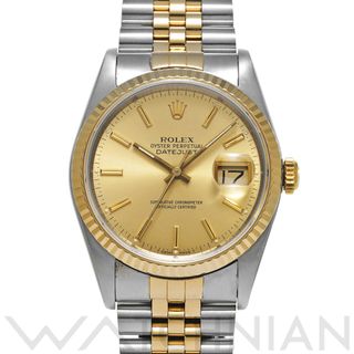 ロレックス(ROLEX)の中古 ロレックス ROLEX 16233 R番(1987年頃製造) シャンパン メンズ 腕時計(腕時計(アナログ))