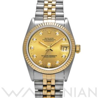 ロレックス(ROLEX)の中古 ロレックス ROLEX 68273G W番(1995年頃製造) シャンパン /ダイヤモンド ユニセックス 腕時計(腕時計)