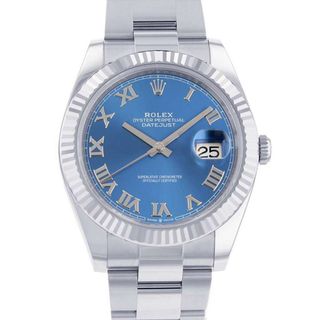 ロレックス(ROLEX)のロレックス デイトジャスト 126334 ROLEX 腕時計 アズーロブルー文字盤(腕時計(アナログ))