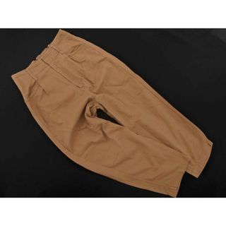 グローバルワーク(GLOBAL WORK)のGLOBAL WORK グローバルワーク ワイド テーパード パンツ sizeS/茶 ■■ レディース(その他)