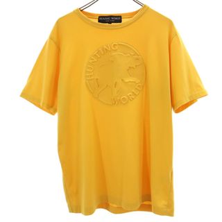 ハンティングワールド(HUNTING WORLD)のハンティングワールド 立体ロゴ 半袖 Tシャツ XL イエロー HUNTING WORLD メンズ(Tシャツ/カットソー(半袖/袖なし))