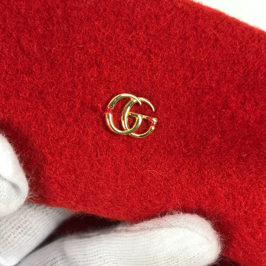 GUCCI - グッチ GUCCI GGロゴ 714343 帽子 ベレー帽 ウール GUCCI - グッチ GUCCI GGロゴ 714343 帽子 ベレー帽 ウール