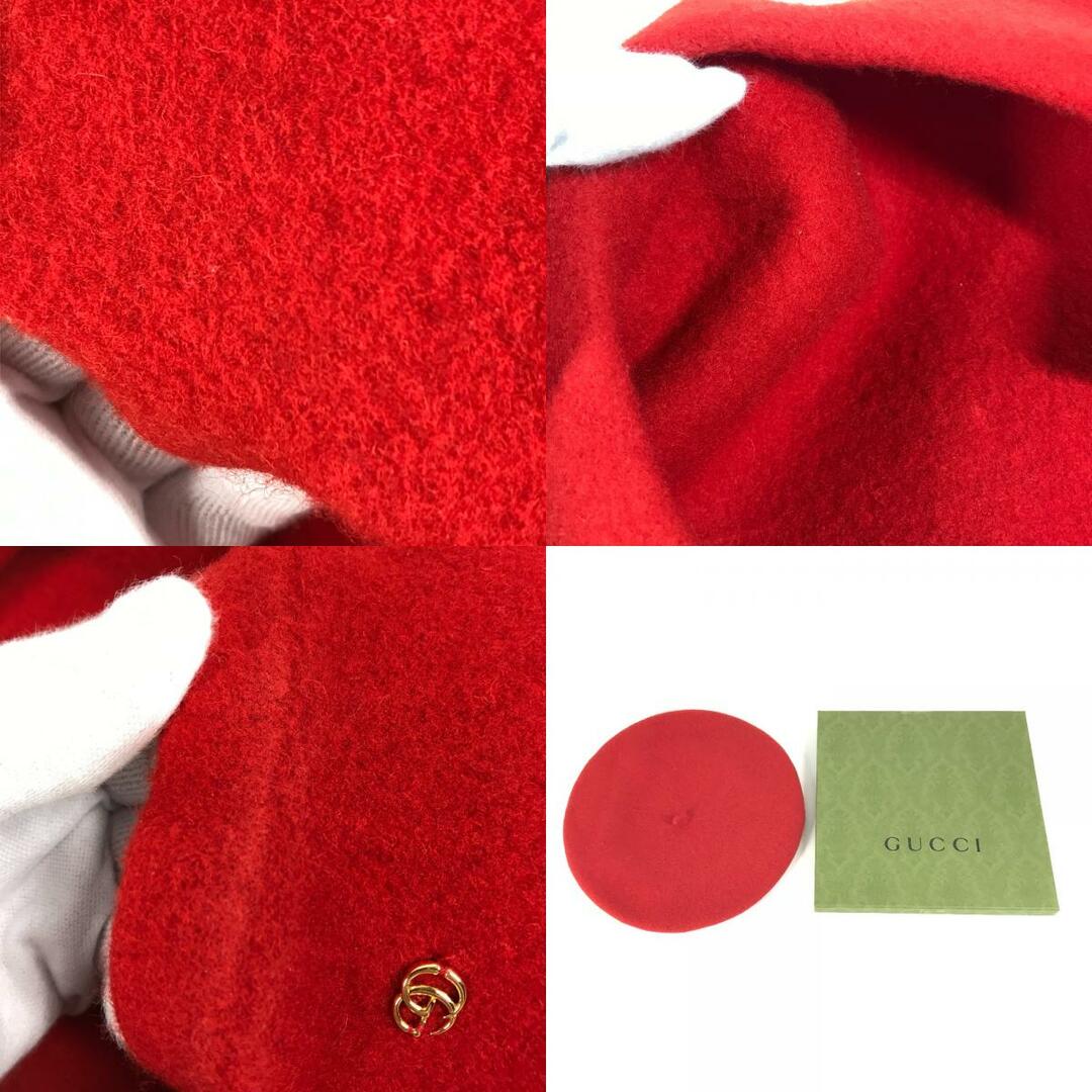 GUCCI - グッチ GUCCI GGロゴ 714343 帽子 ベレー帽 ウール GUCCI - グッチ GUCCI GGロゴ 714343 帽子 ベレー帽 ウール