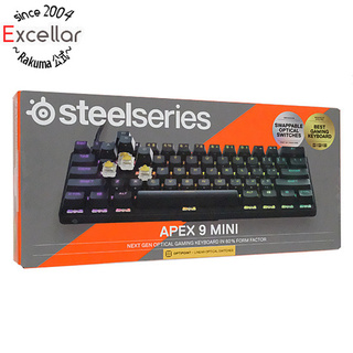 スティールシリーズ(SteelSeries)の【新品訳あり(箱きず・やぶれ)】 SteelSeries　ゲーミングキーボード Apex 9 Mini JP　64830J(PC周辺機器)