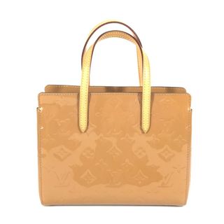 ルイヴィトン(LOUIS VUITTON)のルイヴィトン LOUIS VUITTON カタリーナBB M90015 モノグラムヴェルニ ハンドバッグ カバン トートバッグ モノグラムヴェルニ ローズヴェルール ベージュ 美品(トートバッグ)