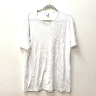 ベルルッティ(Berluti)のベルルッティ Berluti オールオーバー 刺繍スクリット Tシャツ アパレル トップス 半袖Ｔシャツ コットン ホワイト(Tシャツ/カットソー(半袖/袖なし))