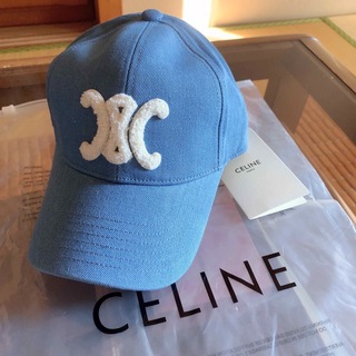 celine - 【男女兼用】CELINE セリーヌ トリオンフ ベースボールキャップ 