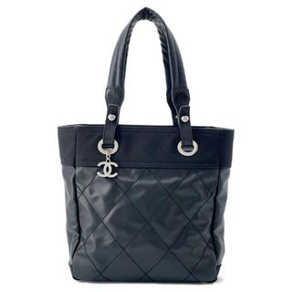 シャネル(CHANEL)のシャネル トートバッグ パリビアリッツ トートPM マトラッセ ココマーク スモール A34208 CHANEL バッグ 黒(トートバッグ)