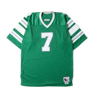 MITCHELL&NESS ミッチェル&ネス サイズ:54 90s NFL フィラデルフィア・イーグルス ロン・ジャウォースキー フットボール レプリカ ユニフォーム USA製 グリーン トップス カットソー【メンズ】【中古】(ジャージ)