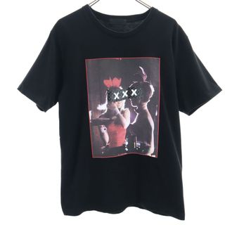 ゴッドセレクショントリプルエックス 日本製 半袖 Tシャツ M ブラック GOD SELECTION XXX メンズ(Tシャツ/カットソー(半袖/袖なし))