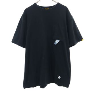 エフツーアール 半袖 Tシャツ XL ブラック #FR2 メンズ(Tシャツ/カットソー(半袖/袖なし))