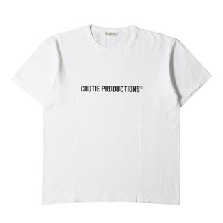 COOTIE - COOTIE クーティー Tシャツ サイズ:M 18SS ブランドロゴ クルーネック 半袖Tシャツ ホワイト 白 トップス カットソー【メンズ】【中古】