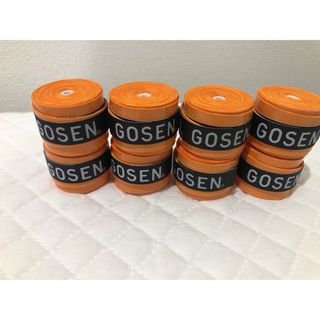 ゴーセン(GOSEN)のGOSEN グリップテープ 8個オレンジ★迅速発送ゴーセン マイバチ(その他)