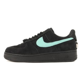 ナイキ(NIKE)の美品 NIKE ナイキ サイズ:25.5cm TIFFANY & Co. AIR FORCE 1 1837 (DZ1382-001) ティファニー エアフォース1 ロー ブラック 黒 US7.5 コラボ ローカット スニーカー シューズ 靴【メンズ】【中古】(スニーカー)