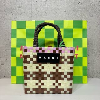 マルニ(Marni)の新品　MARNI マルニ　ジャージーハンドル　ピクニックバッグ　かごバッグ　人気(かごバッグ/ストローバッグ)