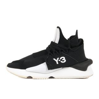 ワイスリー(Y-3)のY-3 ワイスリー サイズ:26.5cm KAIWA Knit (F97424) カイワ ニット スポーツ モード デザイナーズ ブラック ホワイト 黒白 US8 1/2 スニーカー シューズ 靴【メンズ】【中古】(スニーカー)