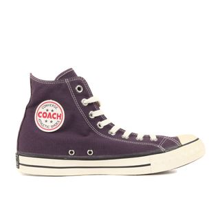 コンバース(CONVERSE)のCONVERSE ADDICT コンバース アディクト サイズ:27.0cm 20AW COACH CANVAS HI (1CL786) コーチ キャンバス ハイ 復刻 vibramソール パープル US8.5 ハイカット スニーカー シューズ 靴【メンズ】【中古】(スニーカー)