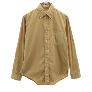 セロ(SERO)のセロ 長袖 ボタンダウンシャツ 14 1/2 32 ブラウン系 SERO メンズ(シャツ)