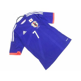 アディダス(adidas)のadidas アディダス 柴崎 岳 ユニフォーム sizeS/紺 ■◆ メンズ(Tシャツ/カットソー(半袖/袖なし))